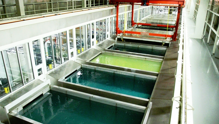 AUTOMOTIVE PAINT LINE RINSE WATER REUSE